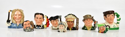 Lot 1525 - ROYAL DOULTON; a collection of character jugs...