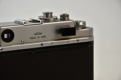 Lot 470 - ZORKI; two Zorki-4K 35mm film cameras, both...