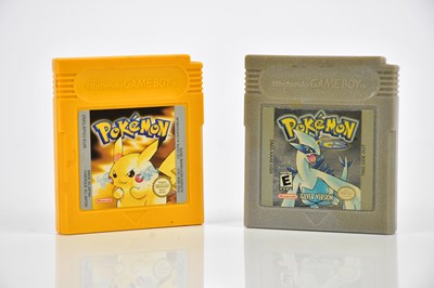 Lot 158 - POKEMON; two Nintendo Gameboy games, to...