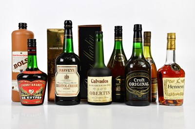Lot 2783 - MIXED SPIRITS; assorted spirits, including...