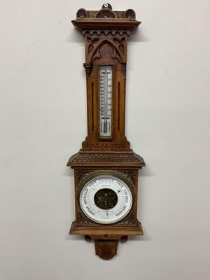 Lot 520 - A Gray and Shelby Barometer; height 80 cm.