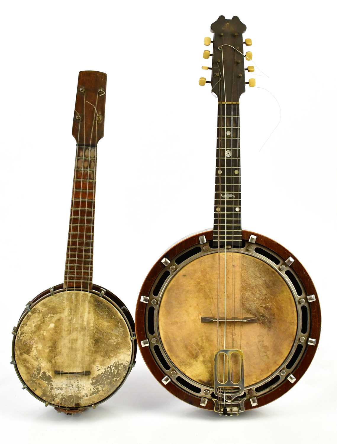 Lot 1063 An Early 20th Century Rosewood Backed Banjo