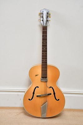 Lot 1085 - HOFNER; a Senator archtop guitar, with blonde...