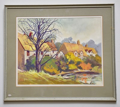 Lot 292 - JUNE BEVAN; watercolour, 'The Old Tree, Upper...