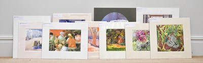 Lot 332 - JUNE BEVAN; a collection of ten watercolours...