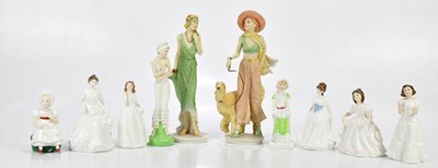 Lot 1518 - ROYAL DOULTON; ten figures comprising HN2346...