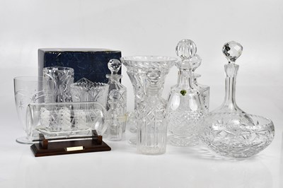 Lot 1590 - A collection of assorted glassware, including...