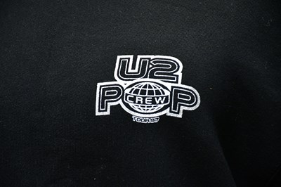 Lot 1524 - U2; a tour crew jumper and bomber jacket for...