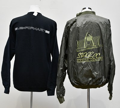 Lot 1524 - U2; a tour crew jumper and bomber jacket for...