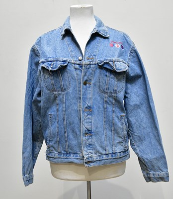 Lot 617 - PINK FLOYD; a denim crew member's jacket from...