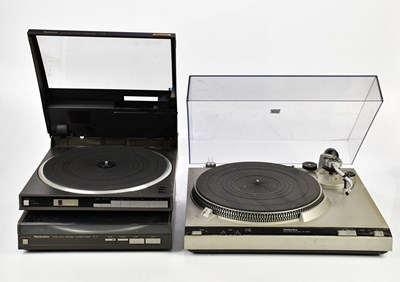 Lot 1126 - TECHNICS; two SL-5 direct drive automatic...