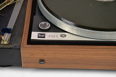 Lot 1127 - ROTEL; a RP-855 turntable, with a Dual 701...