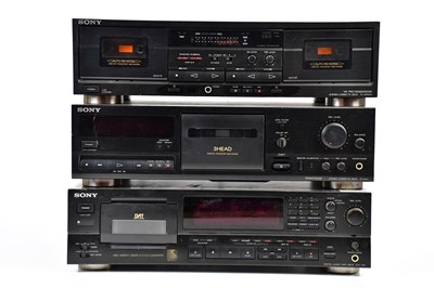 Lot 1149 - SONY; three stacker units comprising a HX PRO...