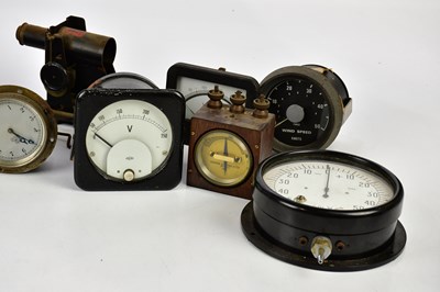 Lot 724 - GENERAL ELECTRIC CO LTD; a WWI volt meter,...
