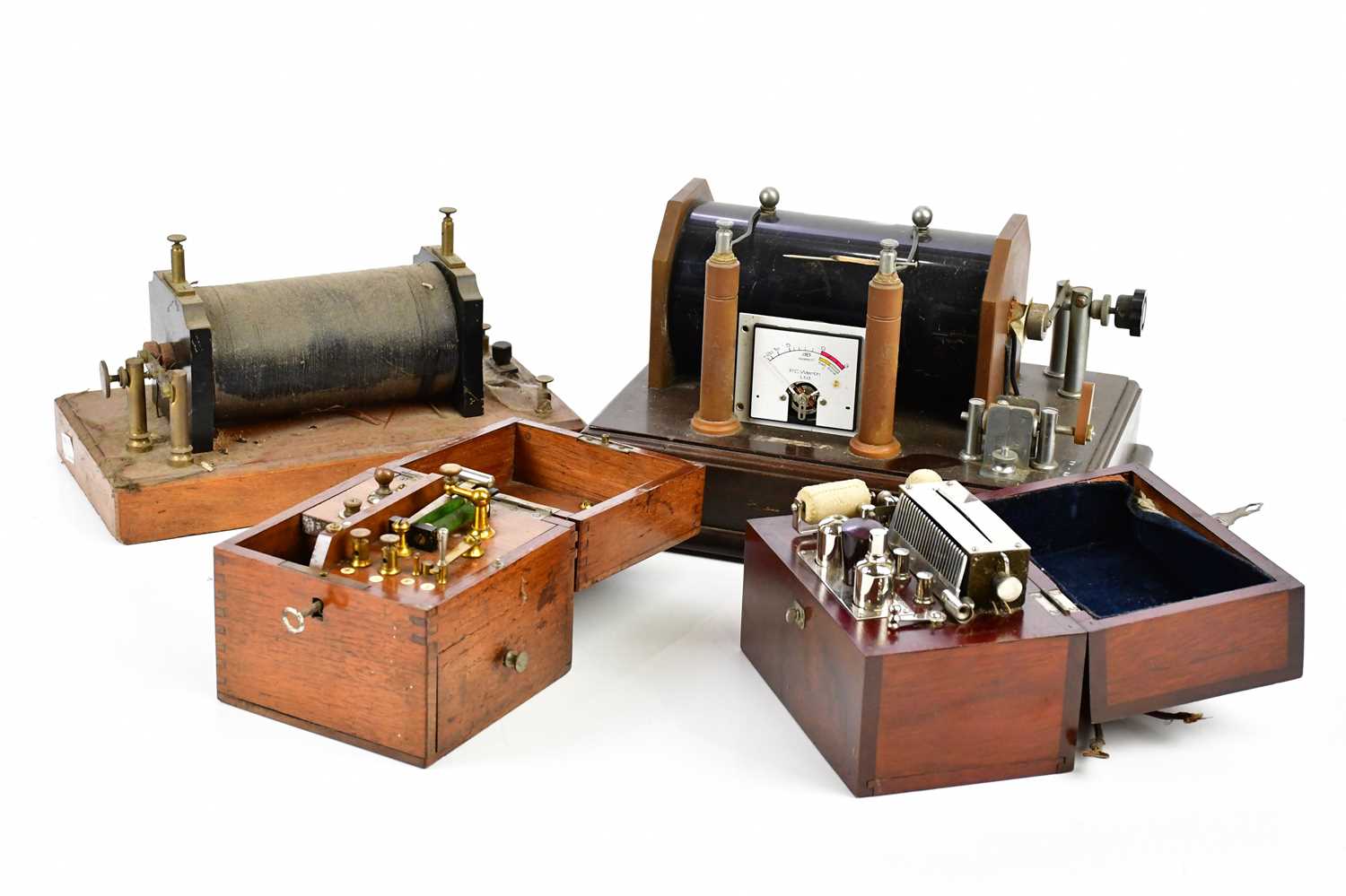 Lot 707 Four early 20th century electricity machines,