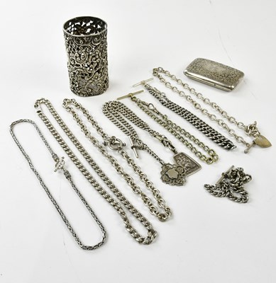 Lot 2205 - A late Victorian hallmarked silver sleeve,...