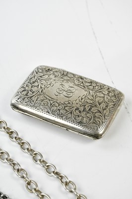 Lot 2205 - A late Victorian hallmarked silver sleeve,...