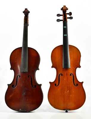 Lot 1015 - A three-quarter size 'Medio-Fino' violin with...