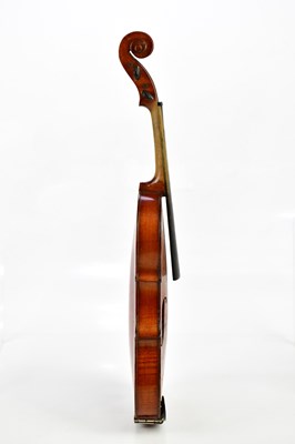 Lot 1016 - A full size French violin, Stradivarius copy,...