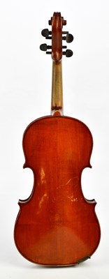 Lot 1016 - A full size French violin, Stradivarius copy,...
