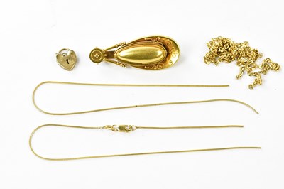 Lot 2518 - A 9ct yellow gold fine link rope twist chain...