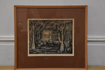 Lot 677 - ROBIN TANNER (1904-1988), etching, The Cheese...