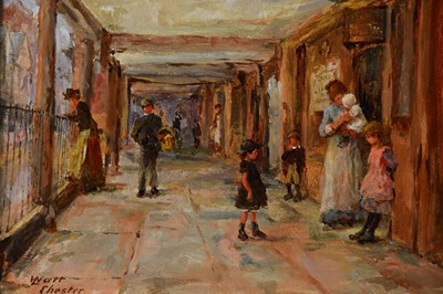 Lot 1770 - LINNIE WATT SWA (1875-1908); oil on canvas,...