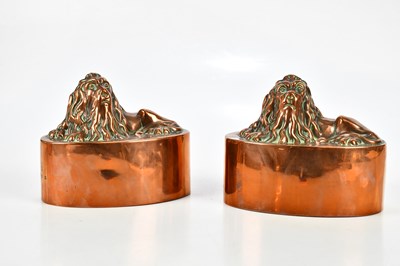 Lot 773 - BENHAM & FROUD; a pair of 19th century copper...