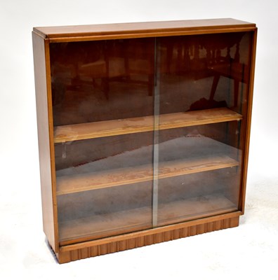 Lot 36 - A retro teak glazed bookcase