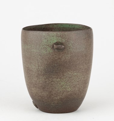 Lot 92 - CHIU-I WU (born 1968); a stoneware vessel with...