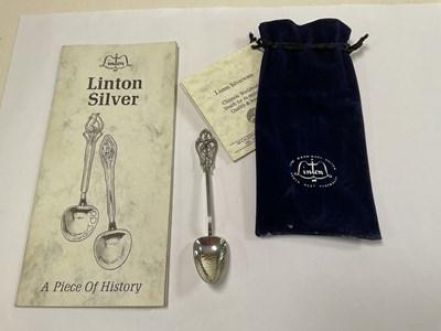 Lot 376 - LINTON (Australian Silver); a teaspoon with...