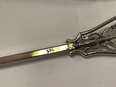 Lot 376 - LINTON (Australian Silver); a teaspoon with...