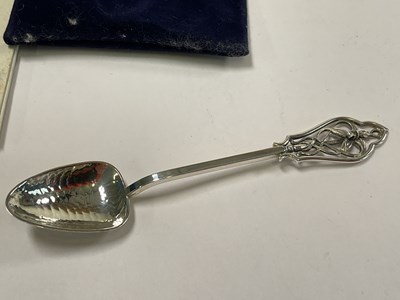 Lot 376 - LINTON (Australian Silver); a teaspoon with...