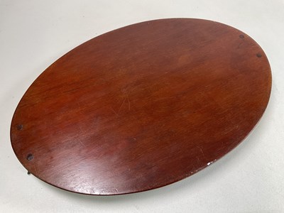 Lot 10 - An Edwardian satinwood twin handled tray with...