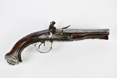 Lot 2552 - An 18th century English 32 bore silver mounted...
