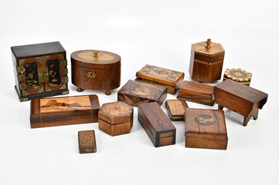 Lot 639 - A collection of 19th century and later treen,...