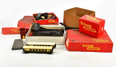 Lot 2640 - TRI-ANG RAILWAY; a collection of rolling stock,...