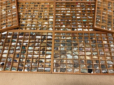 Lot 2 - A quantity of semi precious stones and fossils...