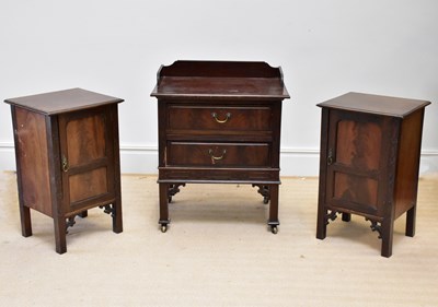 Lot 271 - An early 20th century mahogany two drawer...