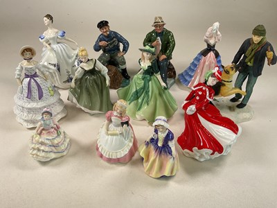 Lot 264 - ROYAK DOULTON; eleven figures including HN3263...