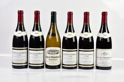 Lot 2812 - RED WINE; four bottles of Nuit St George 1er...