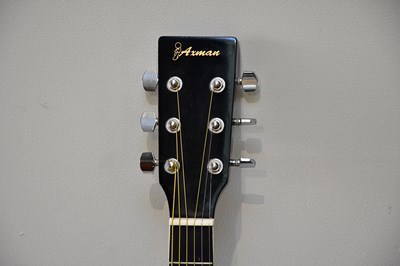 Lot 1081 - AXMAN; an electro-acoustic guitar, no.67248.