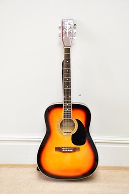 Lot 1082 - STRETTON PAYNE; an acoustic guitar, model SPD15B.