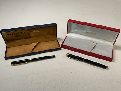 Lot 7 - SHEAFFER; a boxed fountain pen with 14ct gold...