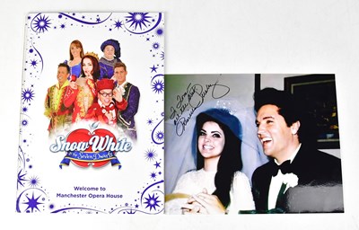 Lot 283 - PRISCILLA PRESLEY; a signed photograph by...