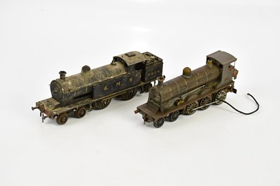 Lot 341 - A brass locomotive, together with further OO...