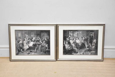 Lot 686 - UNATTRIBUTED; two black and white prints, 'The...