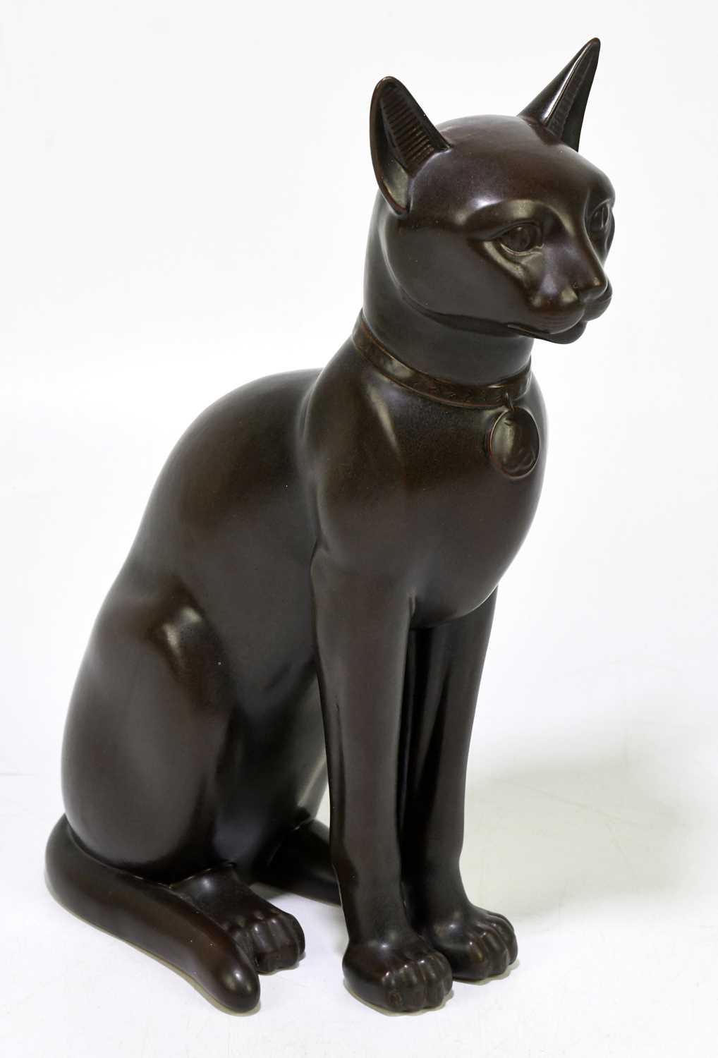 Lot 608 - Lladro; An Unusual Model Of An Egyptian Cat