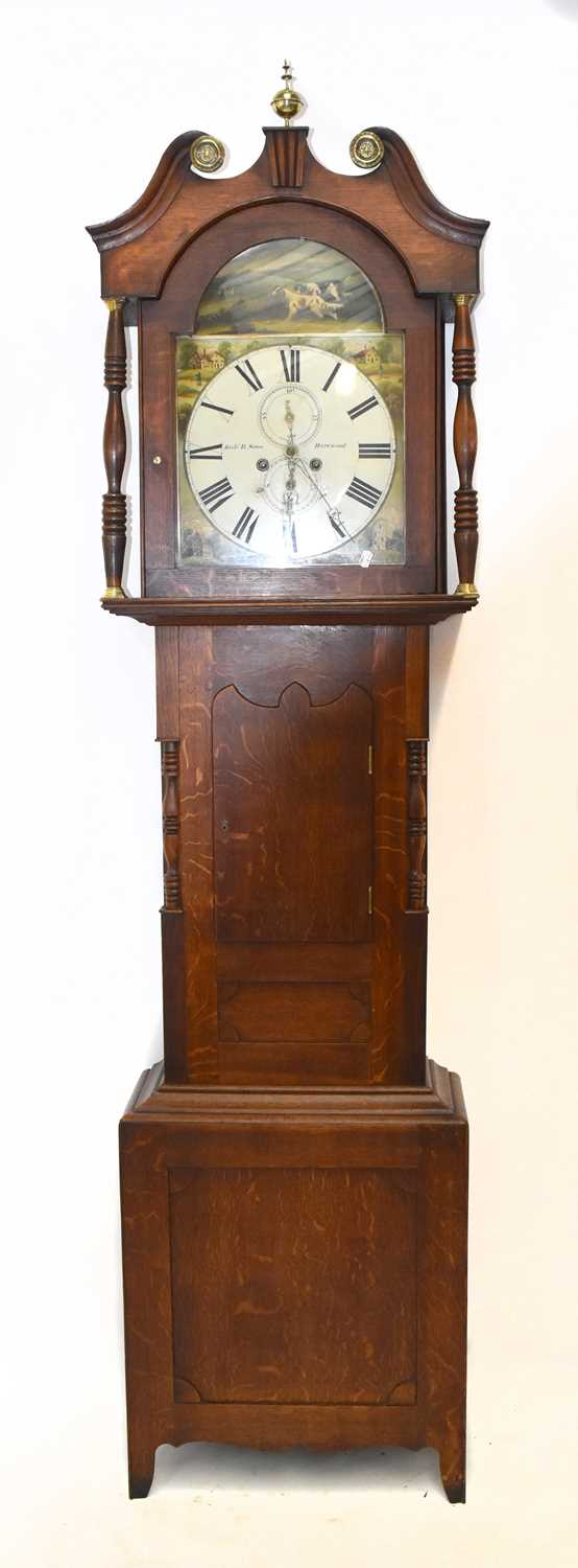 Lot 1406 - RICHARD R SNOW HAREWOOD; an 18th century oak...