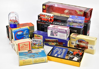 Lot 2627 - A collection of model kits, diecast toys and...